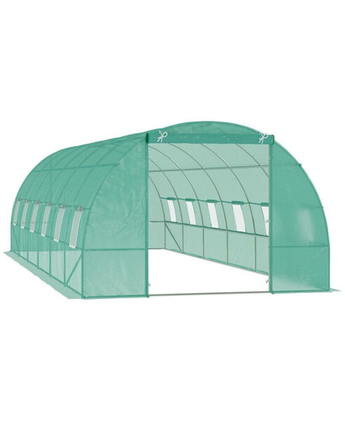 Greenhouse 26'x10'x7' Large Size Walk In Hot Green House Gardening