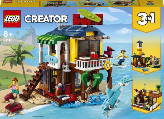 Конструктор пластиковый Lego Creator 31118 Пляжный домик серферов