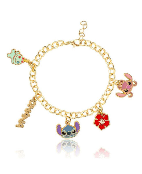 Lilo and Stitch Fashion Stitch Charm Bracelet, 7+1'' Chain