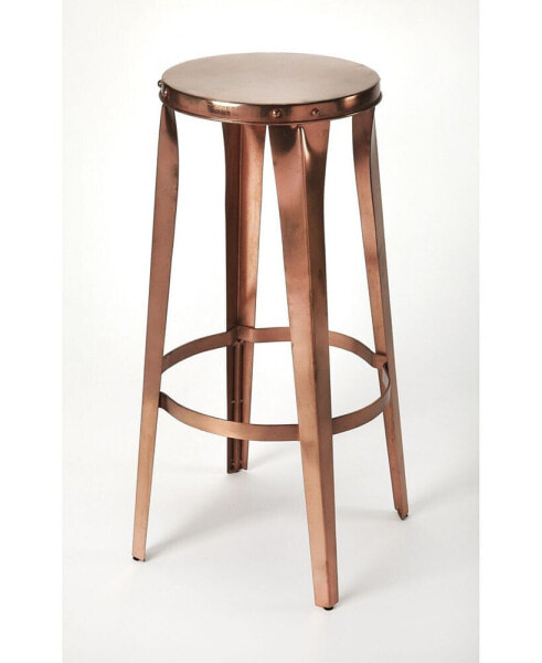 Butler Ulrich Copper Bar Stool