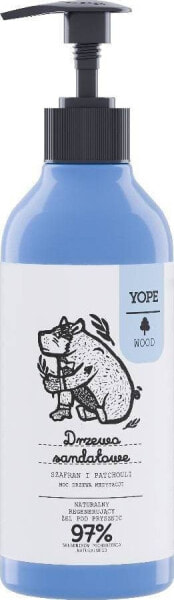Yope YOPE WOOD Żel pod prysznic Drzewo Sandałowe, Szafran, Patchouli 400ml