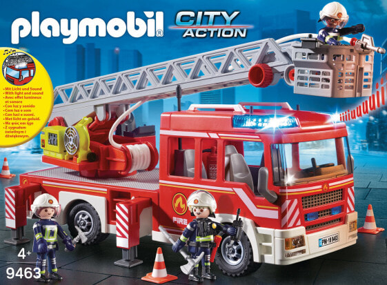 Игровой набор PLAYMOBIL Fire Ladder Unit - Truck - для детей 4 года+