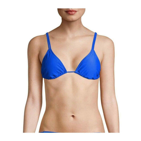 No Boundaries Juniors' Solid Triangle Bikini Swimsuit Top size Small 3-5