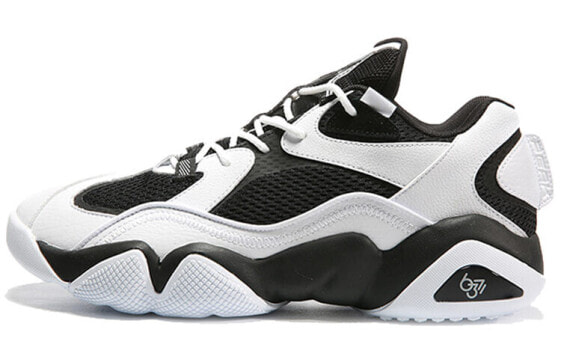 Баскетбольные кроссовки Пик E93077E Бело-черные