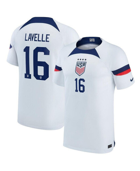 Men's Rose Lavelle Blue USWNT 2022/23 Home Breathe Stadium Replica Player Jersey