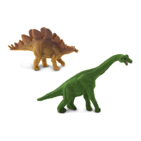 Фигурка Safari Ltd Brachiosaurus and Stegosaurus Good Luck Minis Figure (Мини-фигурки Брахиозавра и Стегозавра)