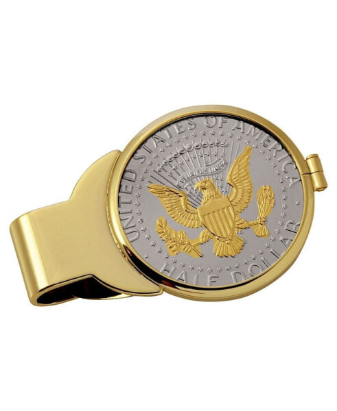 Кошелек American Coin Treasures Presidential Seal  Gold Clip