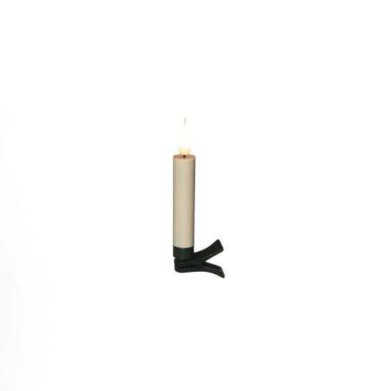 Konstsmide Plastic Candle 10 Set LED B/O - Light decoration figure - White - Plastic - IP20 - 5 h - 10 lamp(s)