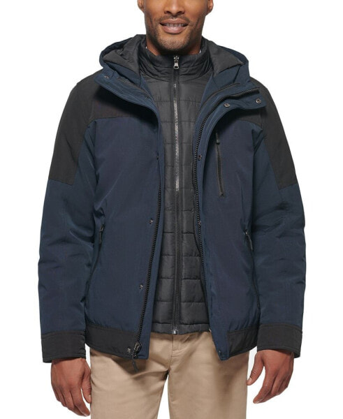 Men's 3-in-1 Hooded Jacket, Created for Macy's