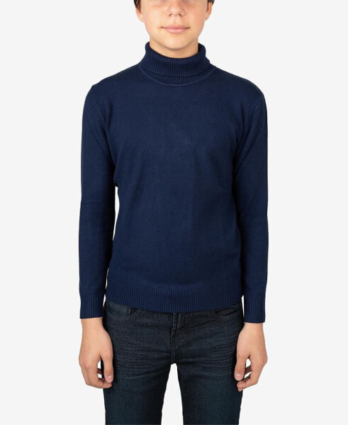 Boy's Basic Turtleneck Sweater