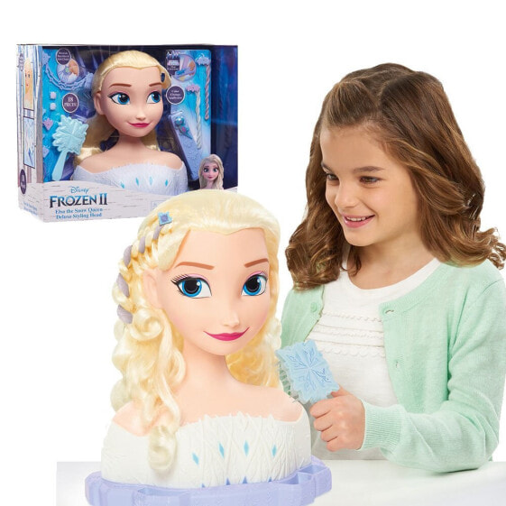 FROZEN Famosa Frozen 2 Bust Deluxe Elsa Doll