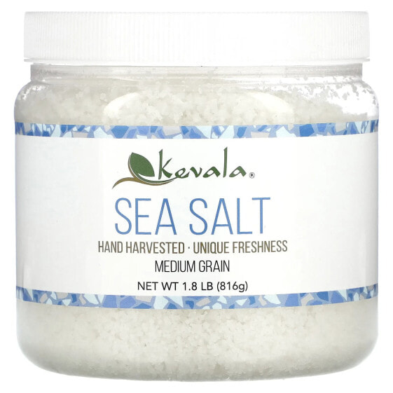 Sea Salt, Medium Grain, 1.8 lb (816 g)