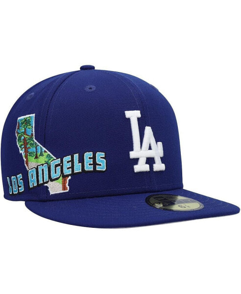 Men's Royal Los Angeles Dodgers Stateview 59FIFTY Fitted Hat