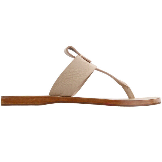 Matisse Rio TStrap Womens Beige Casual Sandals RIO-NAX