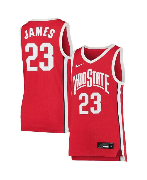 Big Boys LeBron James Scarlet Ohio State Buckeyes Replica Basketball Jersey