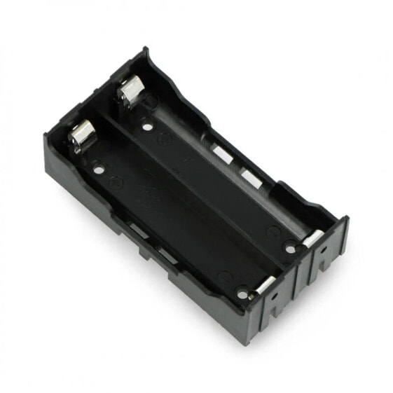 Cell holder for 2x 18650 battery without wires