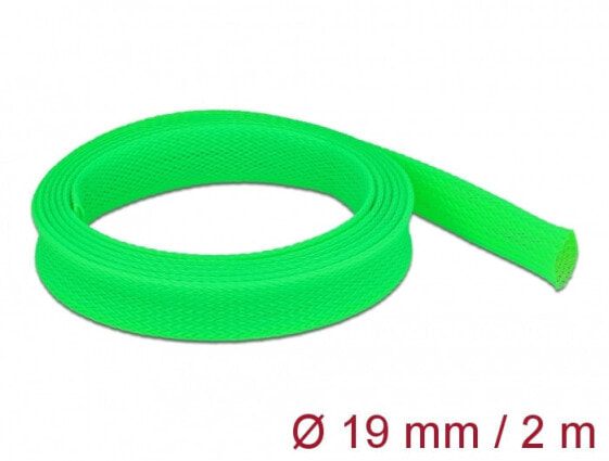 Delock 20744 - Cable sleeve - Polyester - Green