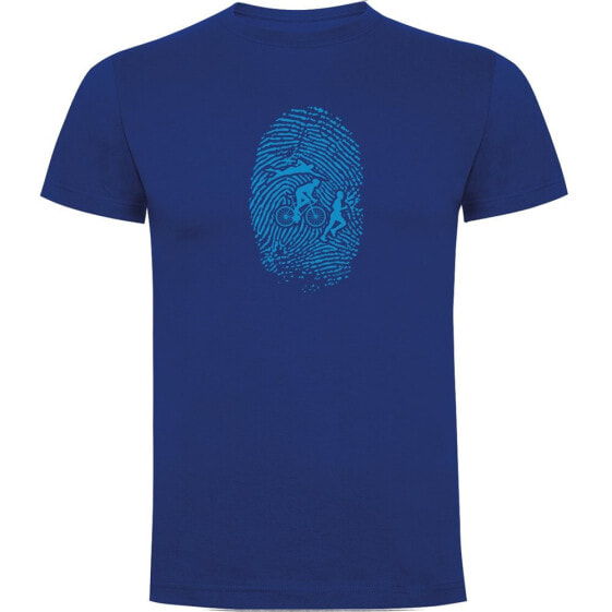 KRUSKIS Triathlon Fingerprint short sleeve T-shirt