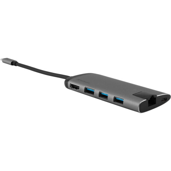 VERBATIM USB-C USB 3.1 GEN 1 USB 3.0+HDMI+SDHC+Mi Adapter