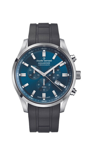 Claude Bernard Herren Uhr Aquarider Chronograph