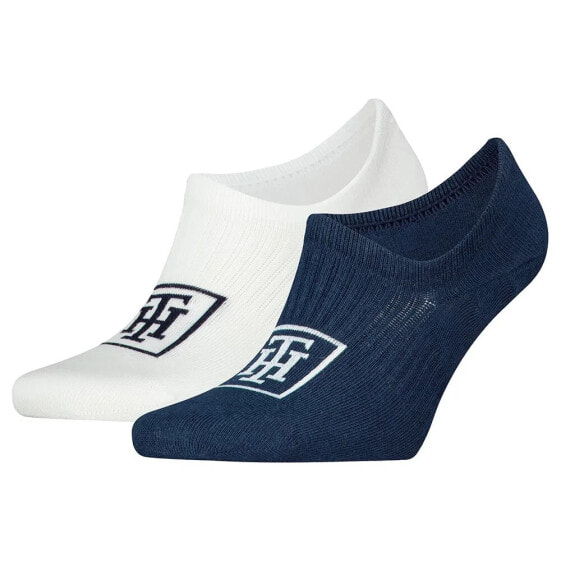 TOMMY HILFIGER Monogram Locker Room no show socks 2 pairs