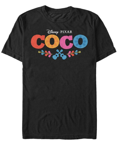 Disney Pixar Men's Coco Movie Logo, Short Sleeve T-Shirt