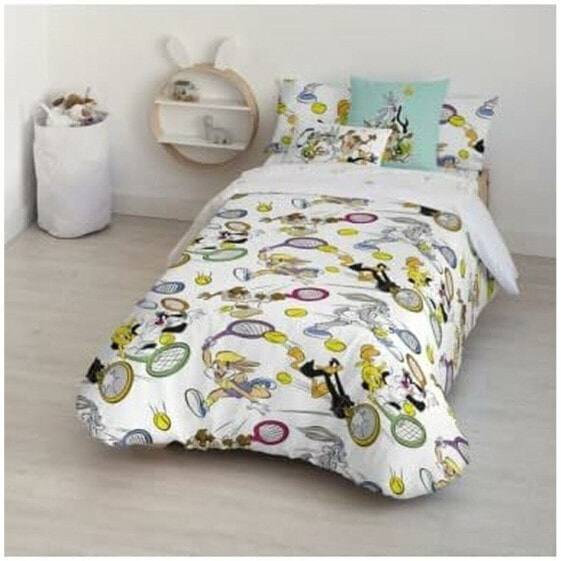 Пододеяльник Looney Tunes Looney Tenis Разноцветный 175 темы 140 x 200 cm