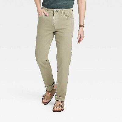 Men's Lightweight Colored Slim Fit Jeans - Goodfellow & Co Bay Leaf 32x34