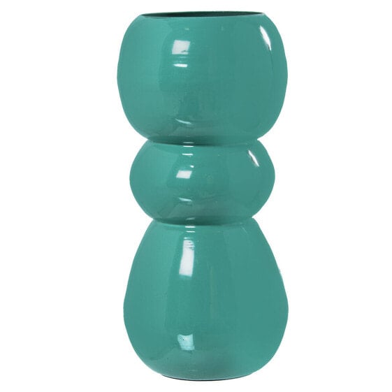 Vase Alexandra House Living Dark green Metal 14 x 14 x 27 cm