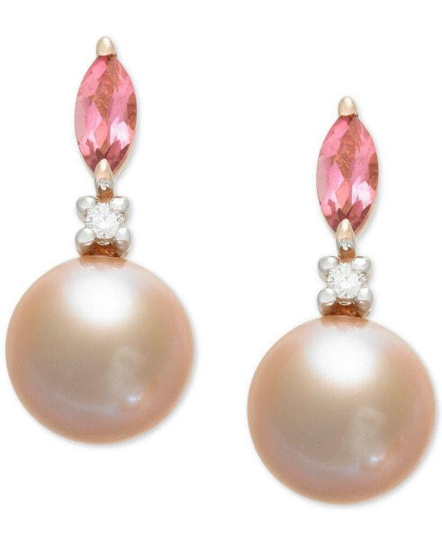 Серьги Macy's Pink Cultured Pearl