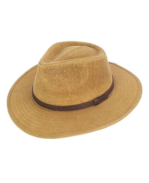 Braxton Cotton Canvas Wide Brim Hat