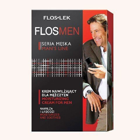 Floslek FlosMen Увлажняющий крем для мужчин и крем после бритья 2-в-1 50 мл