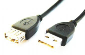 Gembird 3м USB 2.0 A M/FM - 3 м - USB A - USB A - USB 2.0 - Мужской/Женский - Черный - Кабель USB 2.0 A-M/FM 3м Gembird