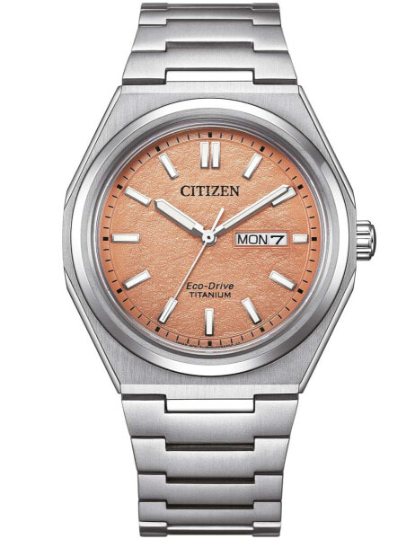 Citizen AW0130-85Z Mens Watch Eco-Drive Super Titanium 40mm 10ATM