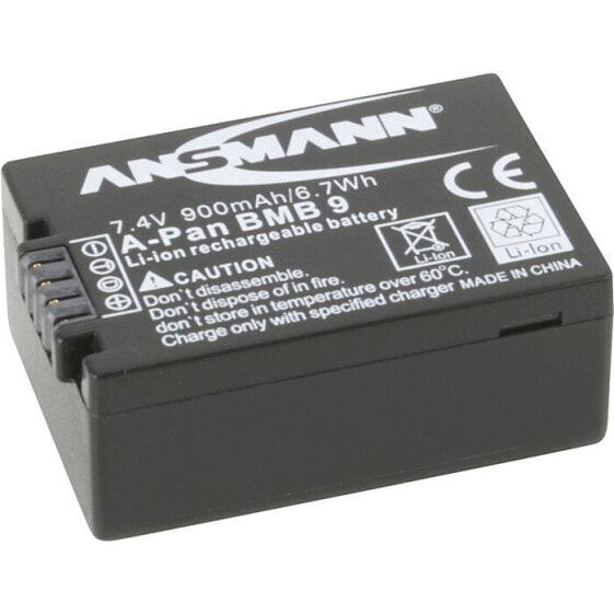 Ansmann A-Pan BMB 9 E - 900 mAh - 7.4 V - Lithium-Ion (Li-Ion) - 1 pc(s)