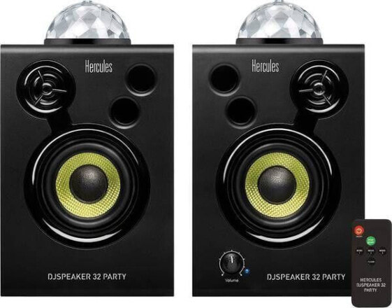 Активные мониторы HERCULES Głośniki DjSpeaker 32 Party 60 W 2 x 15 Вт