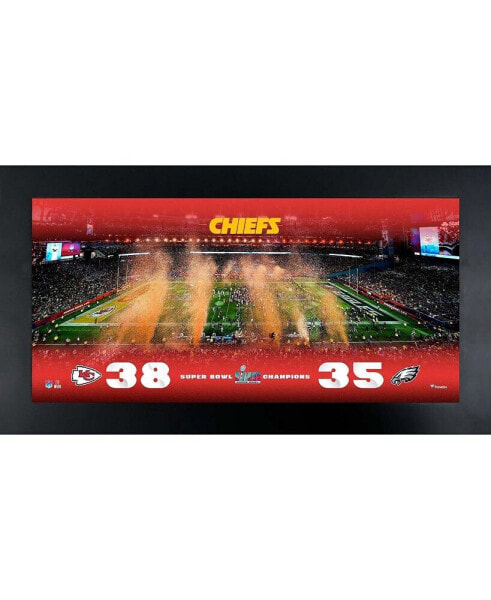 Kansas City Chiefs Framed 6" x 12" Super Bowl LVII Champions Panoramic Photograph