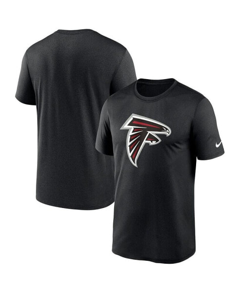 Men's Black Atlanta Falcons Legend Logo Performance T-shirt