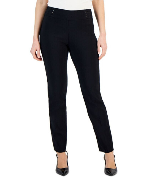 Women's Studded-Rivet Ankle Pants, Created for Macy's