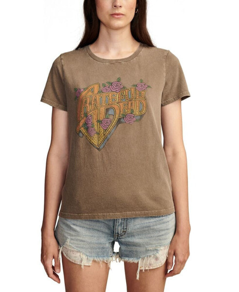 Women's Studded Grateful Dead Classic Crewneck T-Shirt