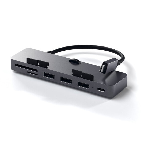 Satechi ST-TCIMHM - USB 3.2 Gen 1 (3.1 Gen 1) Type-C - USB 3.2 Gen 1 (3.1 Gen 1) Type-A - USB 3.2 Gen 1 (3.1 Gen 1) Type-C - MicroSD (TransFlash) - SD - 5000 Mbit/s - Grey - Aluminium
