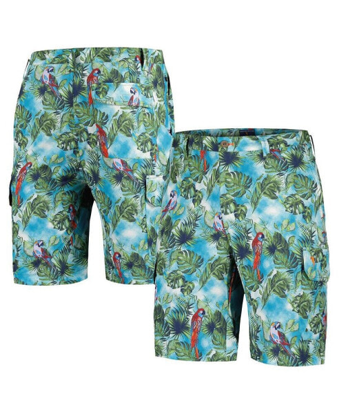 Men's Blue Parrot Jungle Shorts