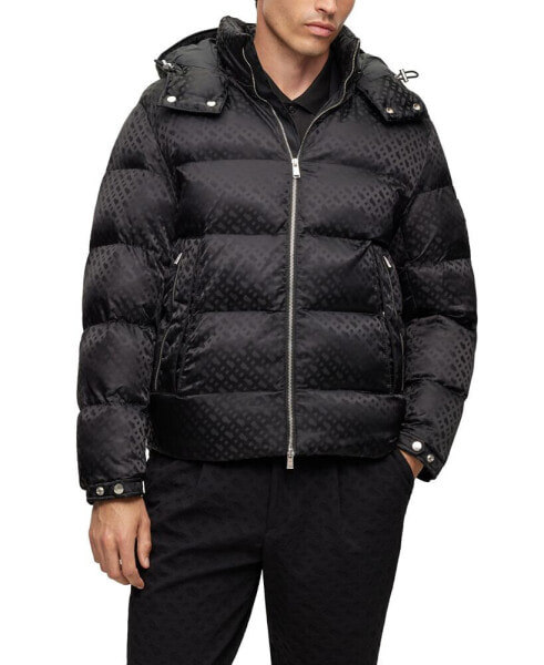 Men's Monogram Water-Repellent Padded Jacket