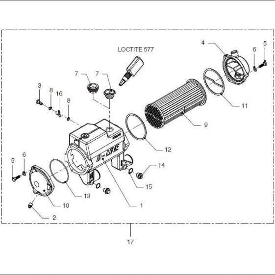 VETUS Connection Heat Exchanger VD4/VD6 16-6931 Cover