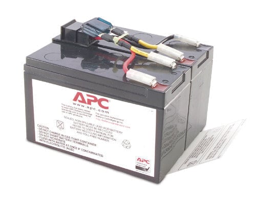 Аккумулятор APC RBC48 - герметичный свинцово-кислотный (VRLA) - 1 шт - 3 ч - 13.2 кг - 137 x 358 x 157 мм - 0 - 40 °C