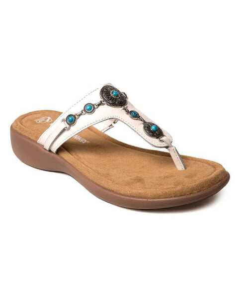 Women's Brecca Embellished Thong Sandals