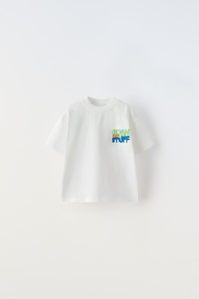 Slogan print t-shirt