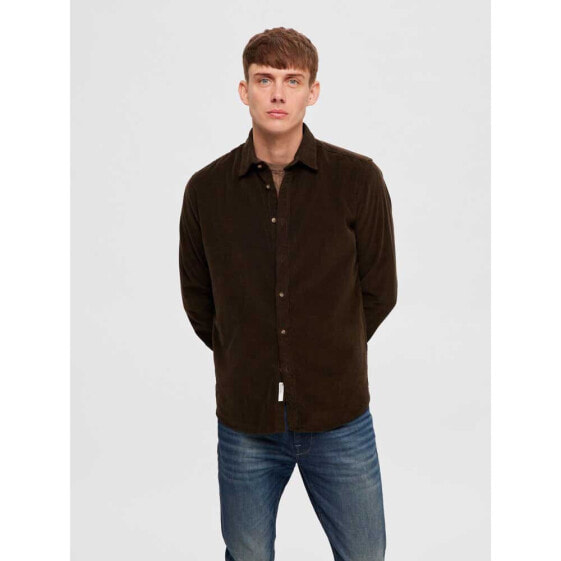 SELECTED Regowen-Cord long sleeve shirt