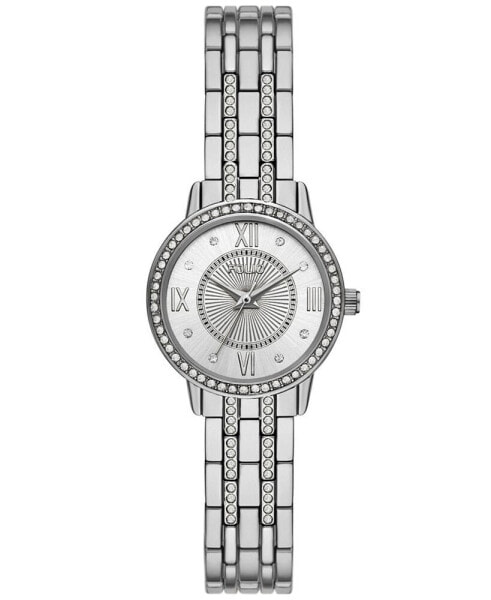 Women's Three Hand Silver-Tone Alloy Watch 26mm