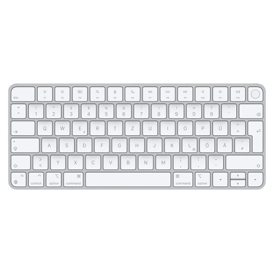 Apple Magic Keyboard mit Touch ID"Silber/Weiß Deutsch Kabellos